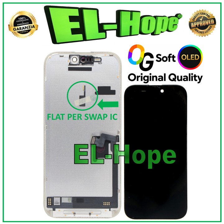 Écran OLED LCD souple d origine pour iPhone 16 Pro, tactile, 120 Hz, equivalent a l original