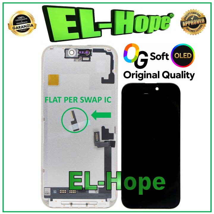 Écran OLED LCD souple OG pour iPhone 17, ecran tactile en verre 120 Hz, equivalent a l original