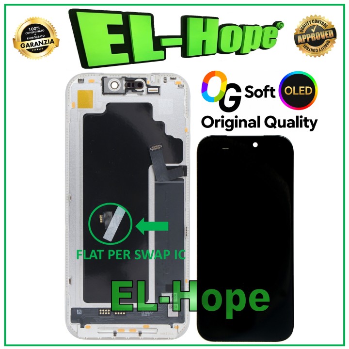 Écran OLED LCD souple OG pour iPhone 17 Pro, tactile, 120 Hz, equivalent a l original