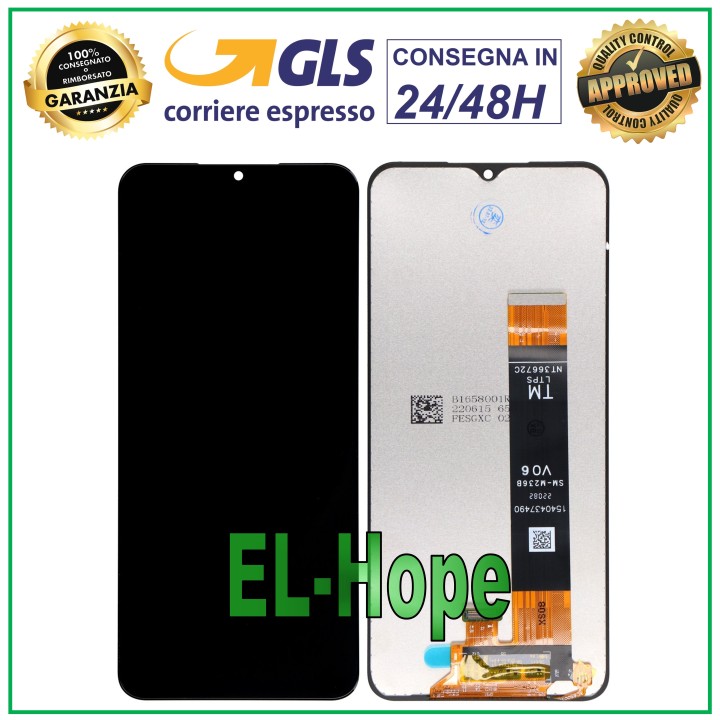 Écran LCD + tactile pour Samsung Galaxy A13 4G 2022 SM A135 F/M en verre 