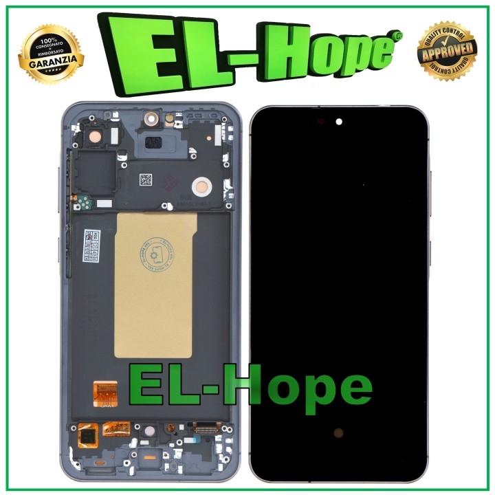 Écran OLED LCD tactile avec cadre en verre noir pour Samsung Galaxy A56 5G SM-A566