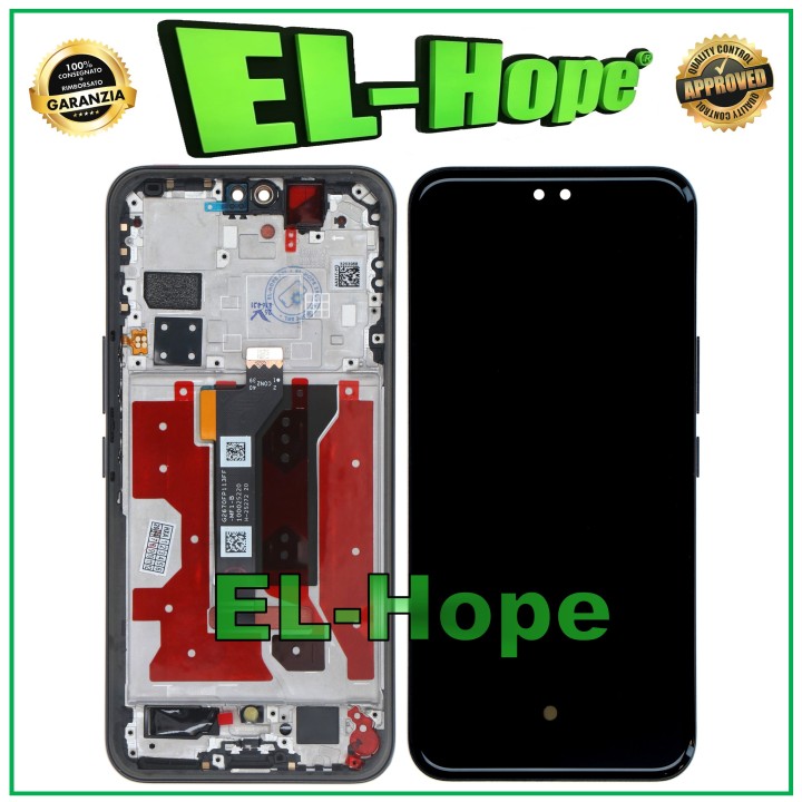 Écran OLED LCD pour Honor 400 Pro DNP-NX9, ecran tactile en verre + cadre noir