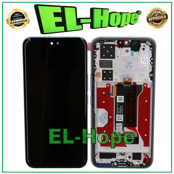 Écran OLED LCD pour Honor 400 Pro DNP-NX9, ecran tactile en verre + cadre bleu