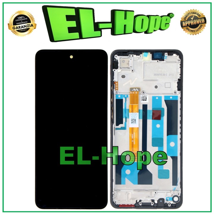 Écran LCD + cadre pour OPPO REALME C75 4G RMX3941, ecran tactile en verre, assemble