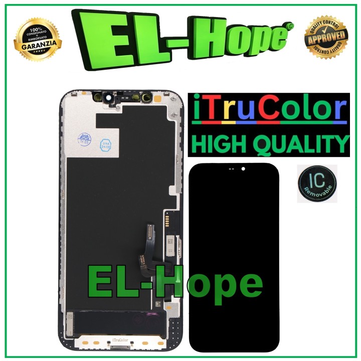Écran tactile LCD OLED rigide iTruColor haut de gamme pour Apple iPhone 12/12 Pro