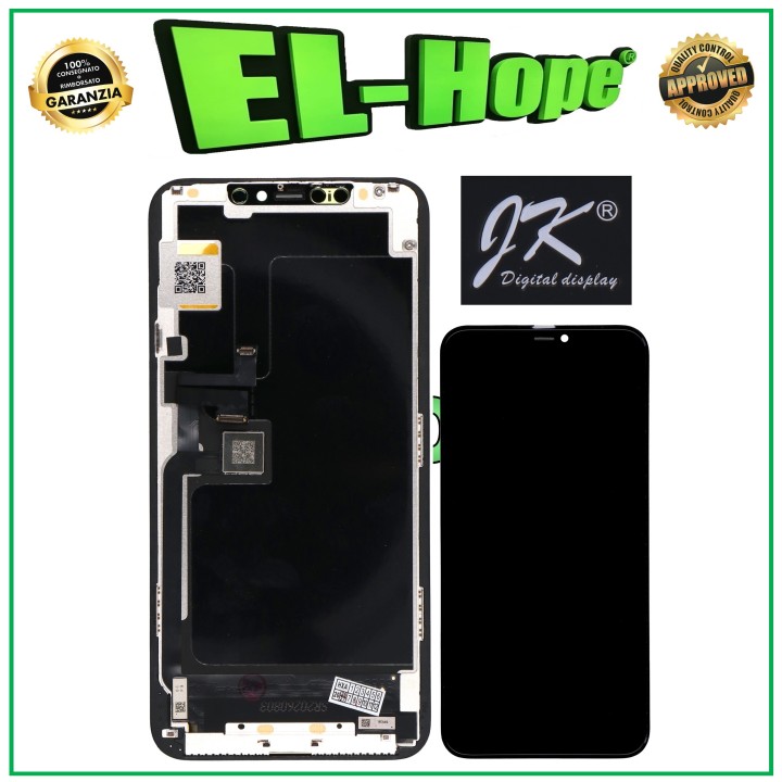 Écran tactile en verre OLED souple JK pour iPhone 11 Pro Max