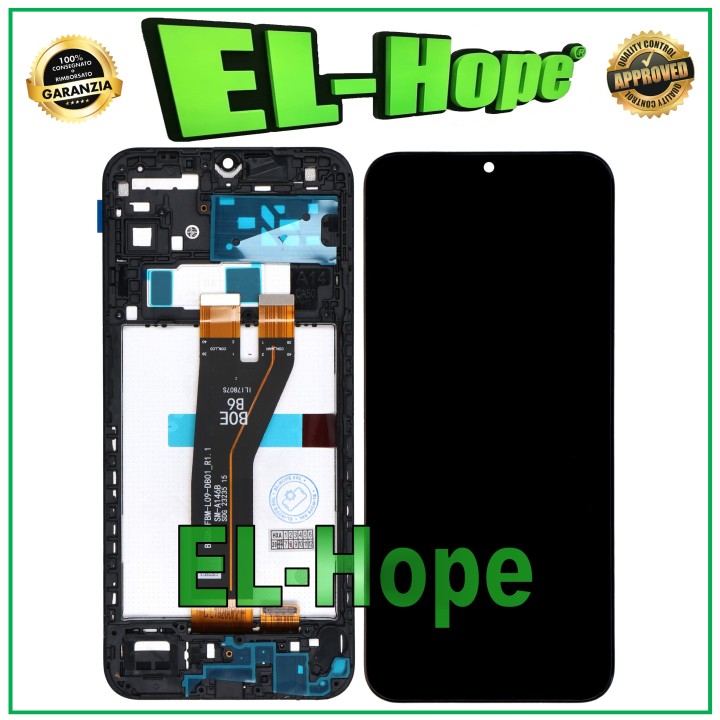 Écran LCD + cadre pour Samsung Galaxy A14 5G SM-A146B, tactile, en verre plat, Boe B6