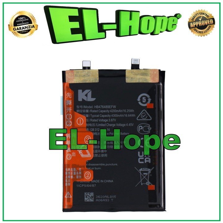 Batterie HB476489EFW pour Honor 50 5G NTH-AN00 NX9 4600 mAh Équivalente a l originale