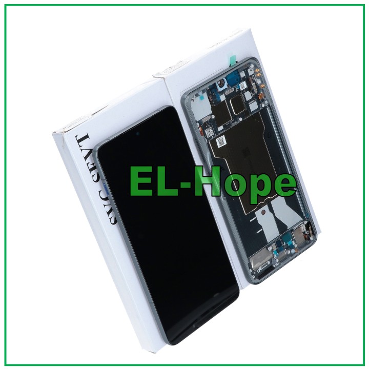 Écran d origine pour Motorola Moto Edge 70 XT2601, cadre tactile gris.