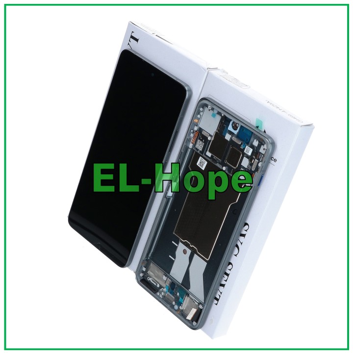 Écran d origine pour Motorola Moto Edge 70 XT2601, cadre tactile gris.